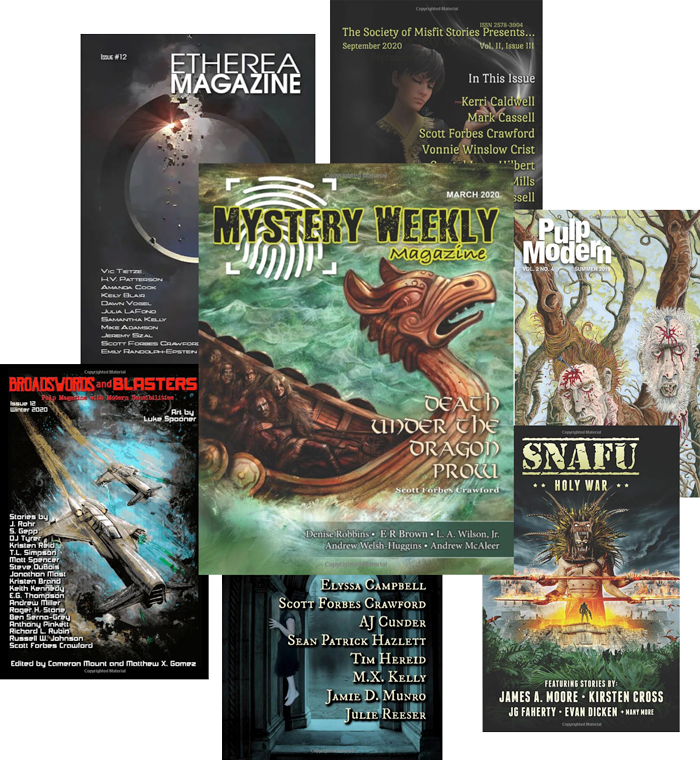 Mystery Weekly Magazine - Death Under the Dragon Prow